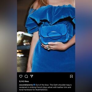 Oscar de la Renta The Oath Shoulder Bag